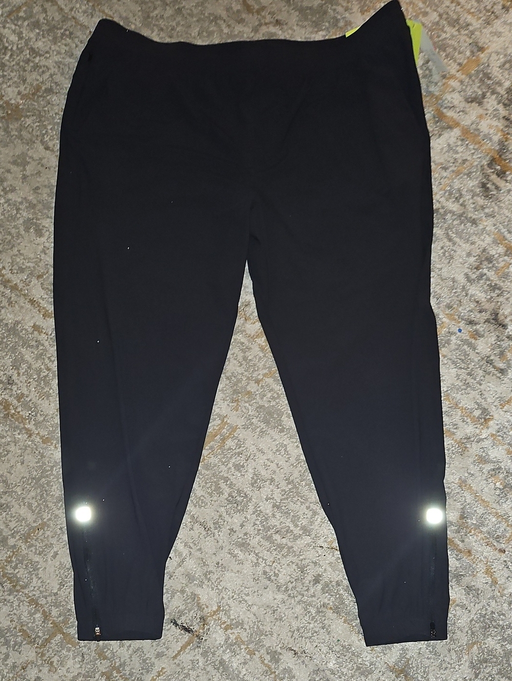All In Motion NWT Pants black Run Tapered Ankle Zip Jogger Size XXL